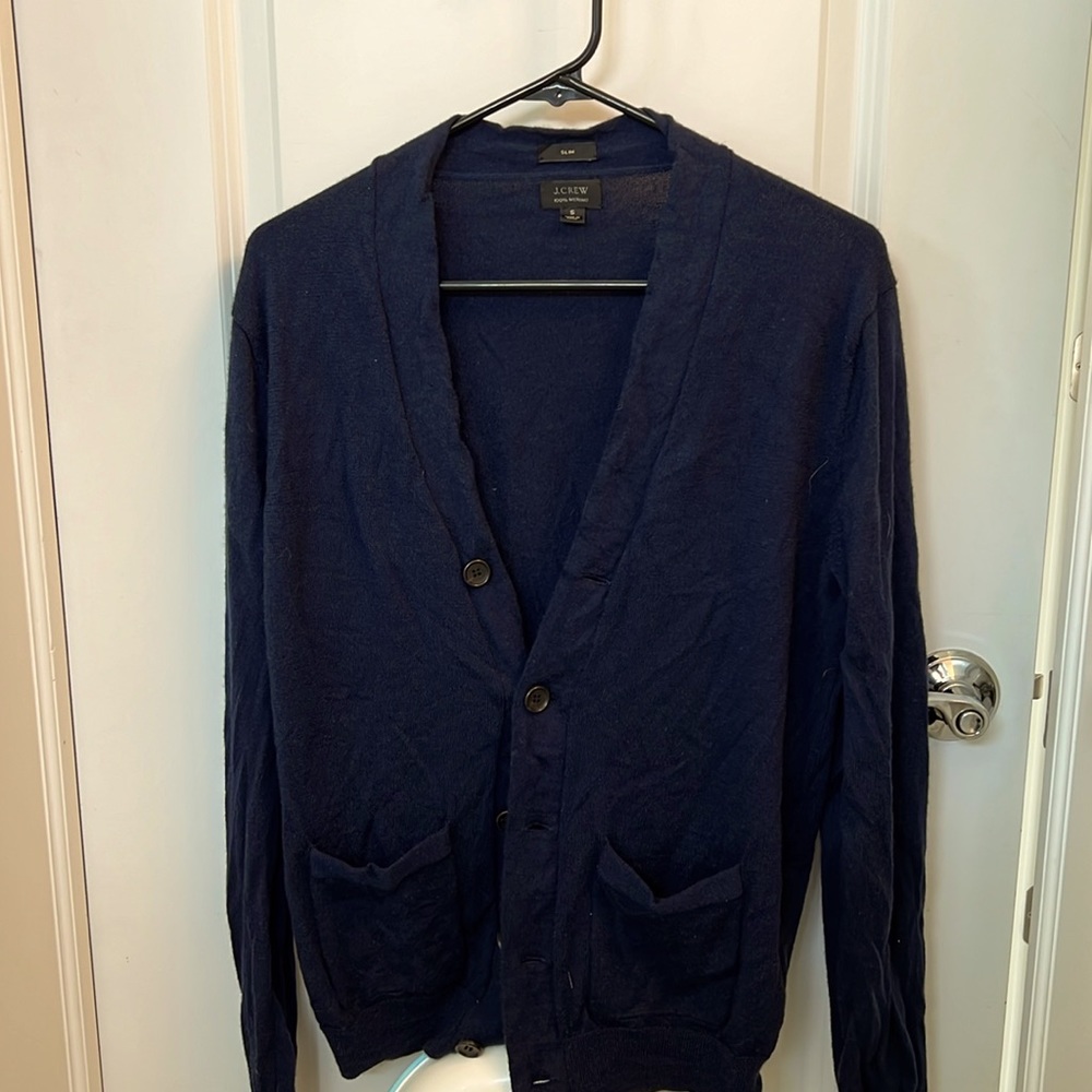J Crew cardigan - Navy - small